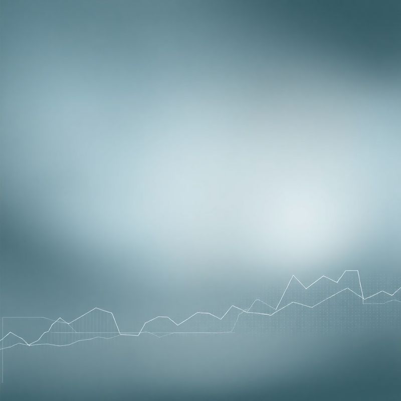 Vizualizare abstractă a datelor economice în tonuri de albastru-ardezie
